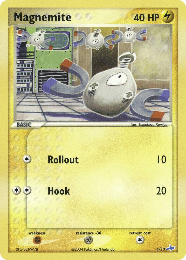 Magnemite 4/10 card from EX Trainer Kit 1: Latias & Latios