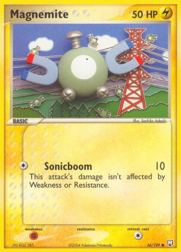 Magnemite 66/109 card from Team Rocket Returns