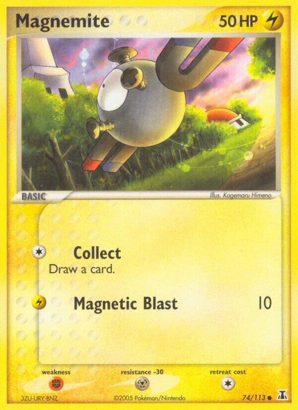 Magnemite 74/113 card from Delta Species