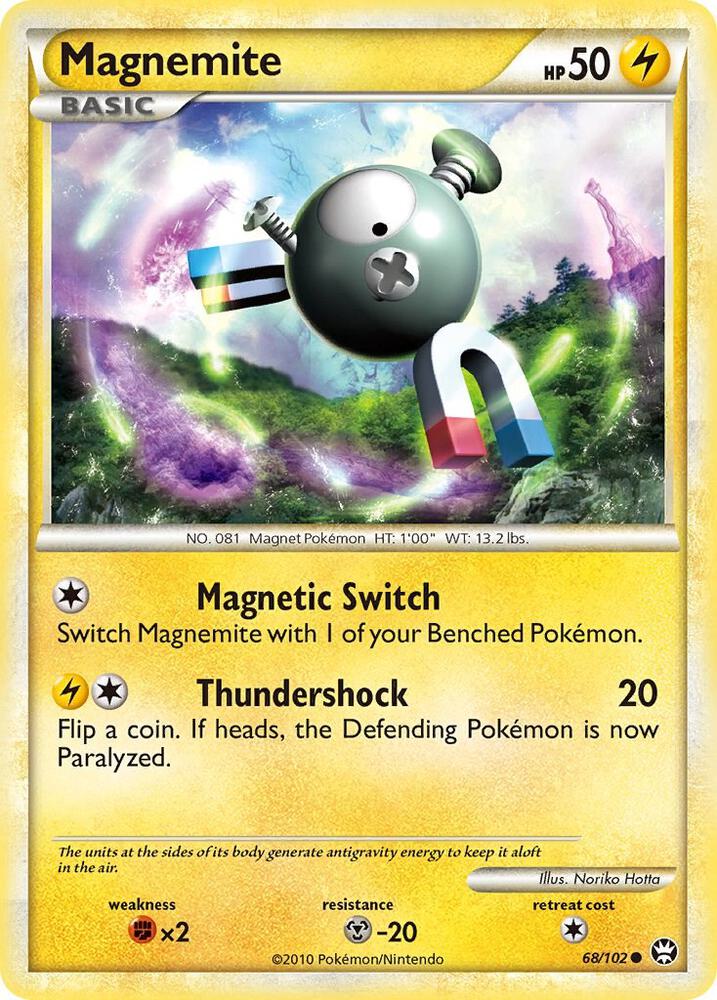 Magnemite 68/102 card from Triumphant