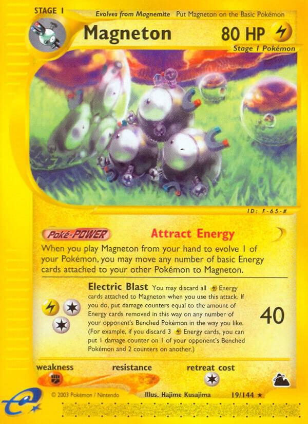 Magneton (19) 019/144 card from Skyridge