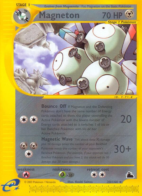 Magneton (20) 020/144 card from Skyridge