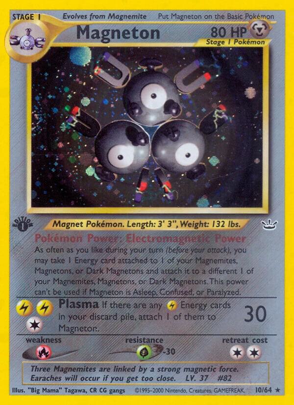 Magneton 10/64 card from Neo Revelation