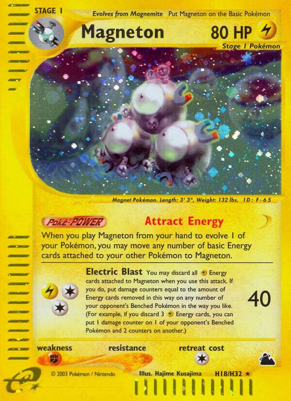 Magneton (H18) H18/H32 card from Skyridge