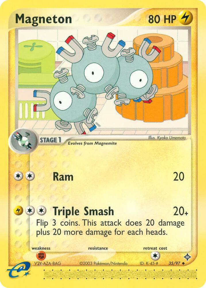 Magneton 35/97 card from Dragon