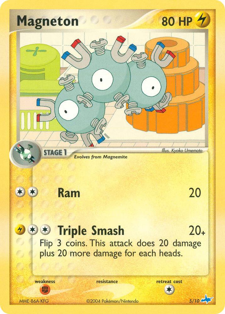 Magneton 5/10 card from EX Trainer Kit 1: Latias & Latios