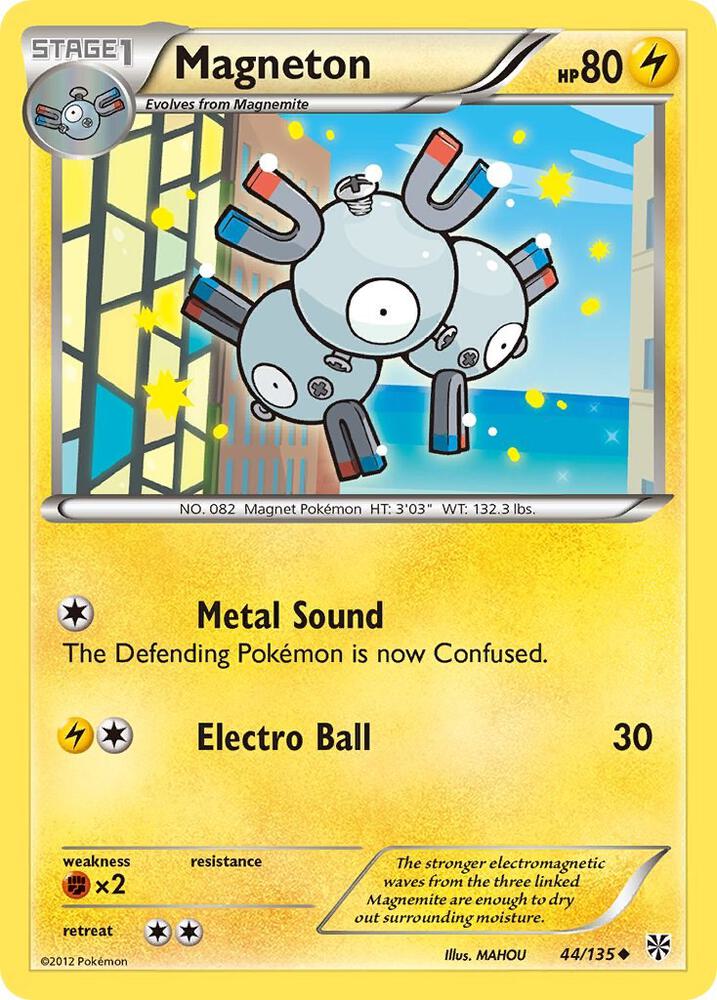 Magneton (44) 44/135 card from Plasma Storm