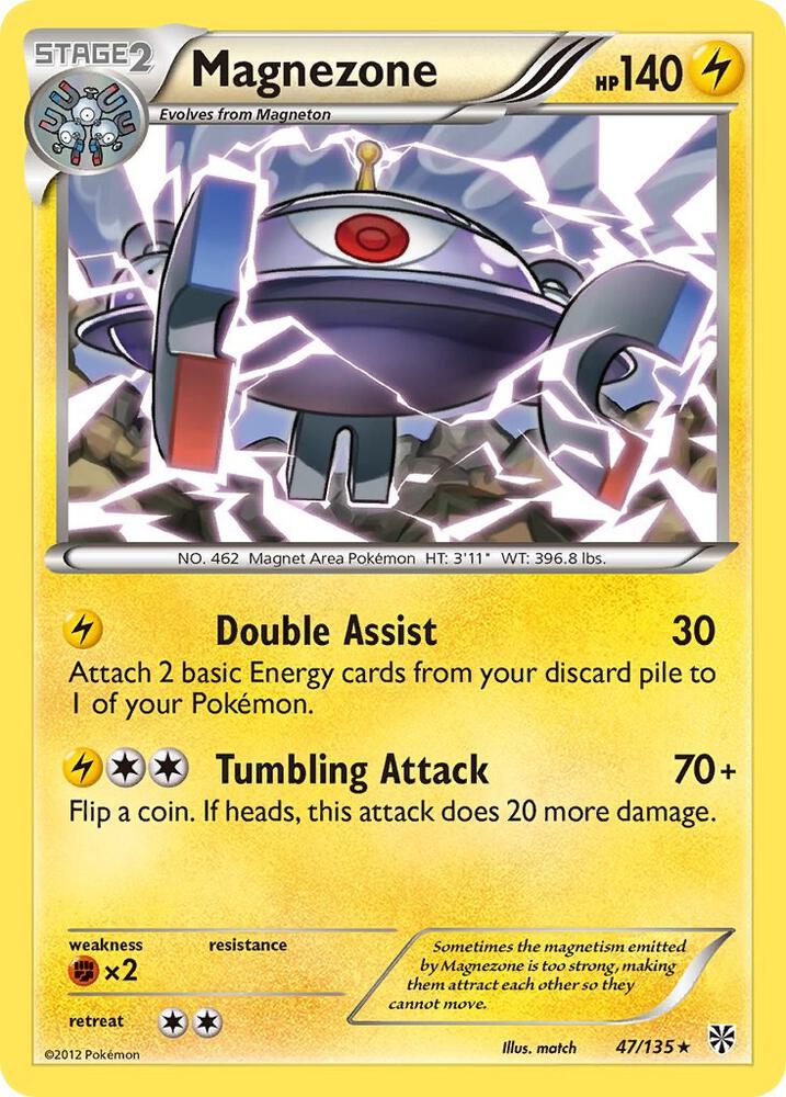 Magnezone 47/135 card from Plasma Storm