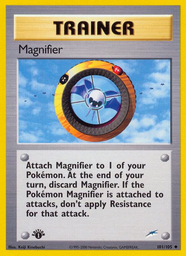 Magnifier 101/105 card from Neo Destiny