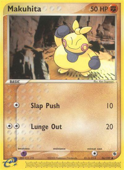 Makuhita - 56109 56/109 card from Ruby and Sapphire