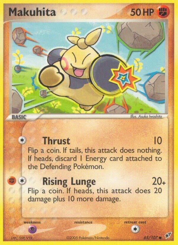 Makuhita 65/107 card from Deoxys