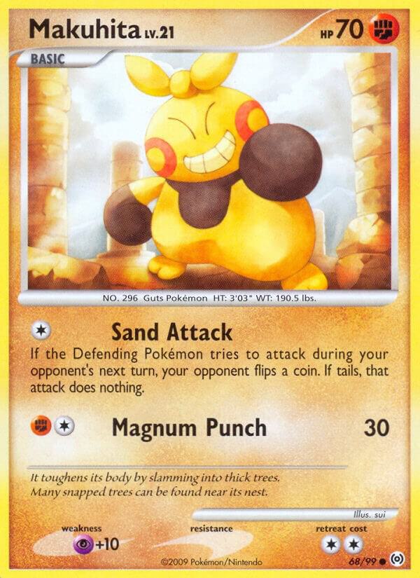 Makuhita 68/99 card from Arceus