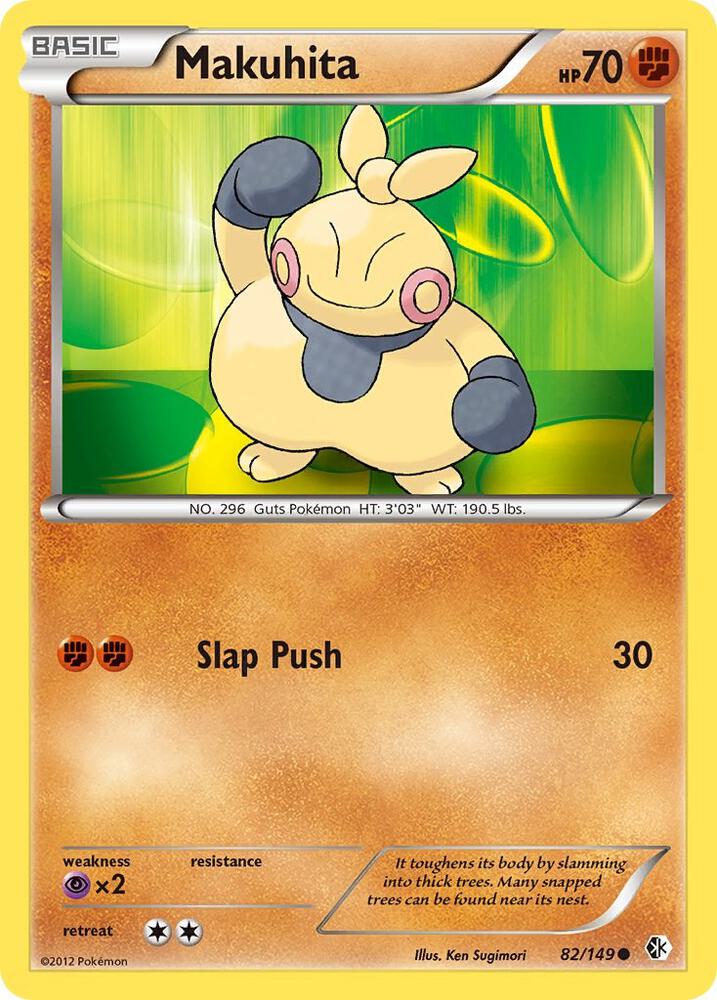 Makuhita 82/149 card from Boundaries Crossed