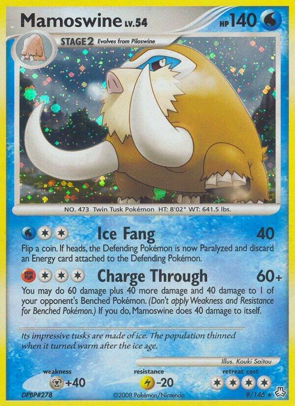 Mamoswine 9/146 card from Legends Awakened