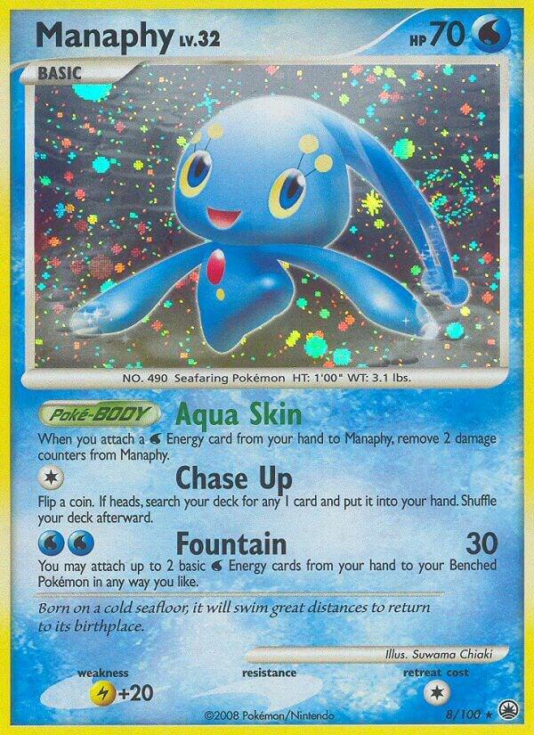 Manaphy 8/100 card from Majestic Dawn