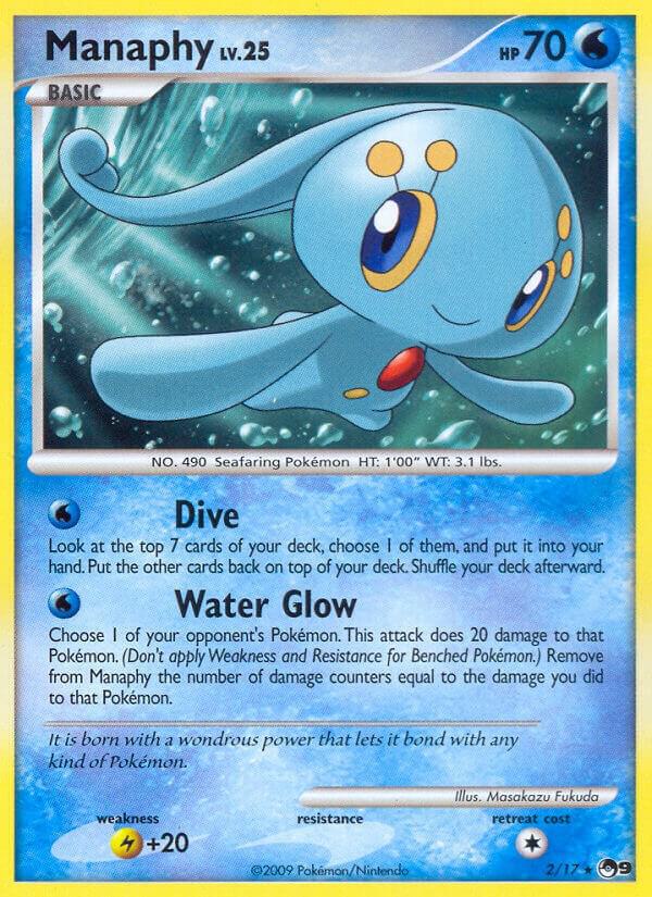 Manaphy 002/017 card from POP Series 9