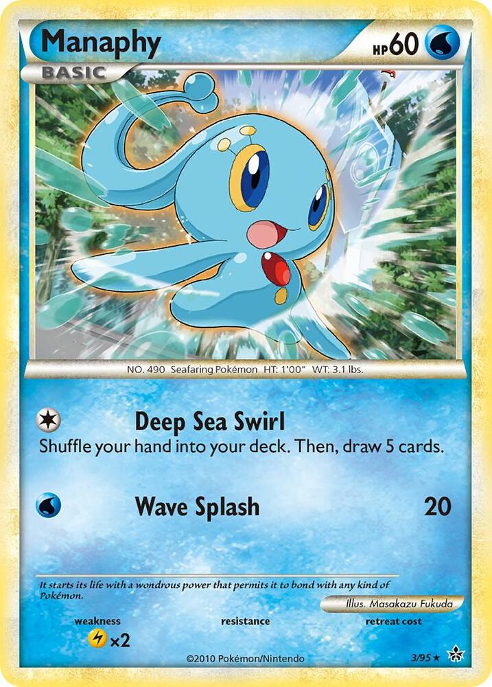 Manaphy 3/95 card from Unleashed