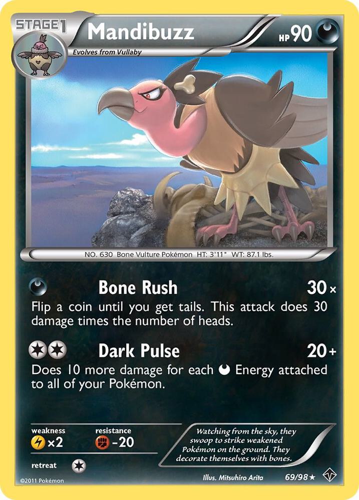 Mandibuzz 69/98 card from Emerging Powers