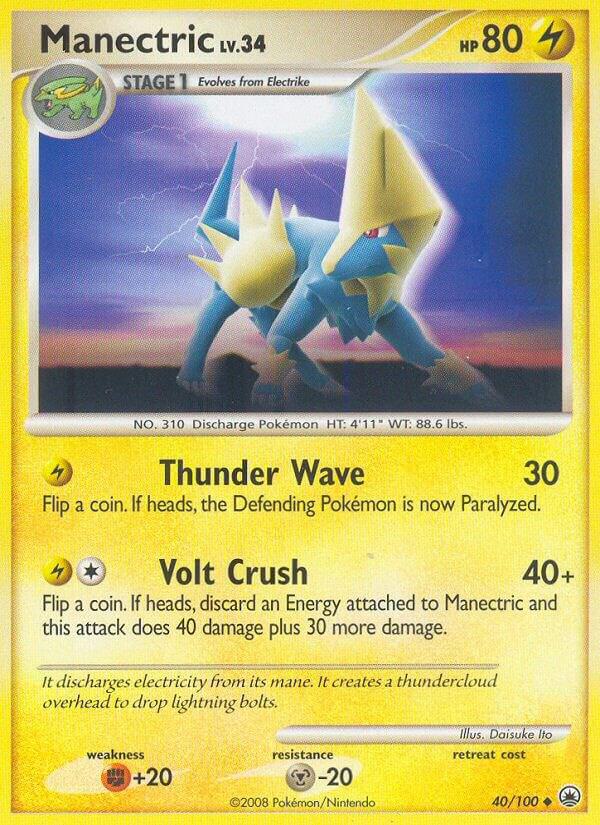 Manectric 40/100 card from Majestic Dawn