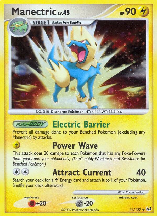 Manectric 11/127 card from Platinum