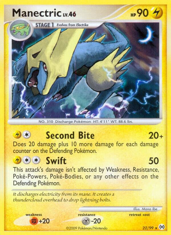 Manectric (22) 22/99 card from Arceus