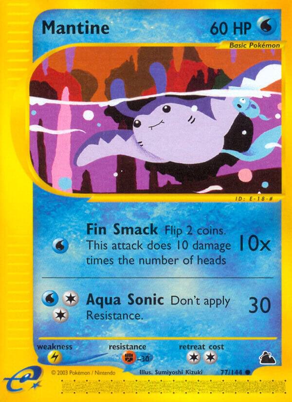 Mantine 077/144 card from Skyridge
