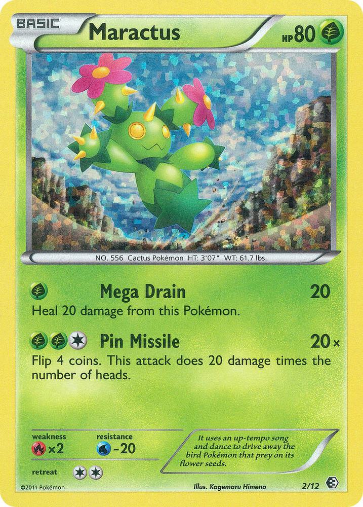 Maractus - 2/12 002/012 card from McDonald's Promos 2011