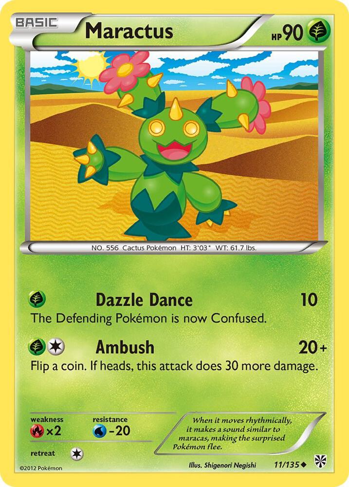 Maractus 11/135 card from Plasma Storm