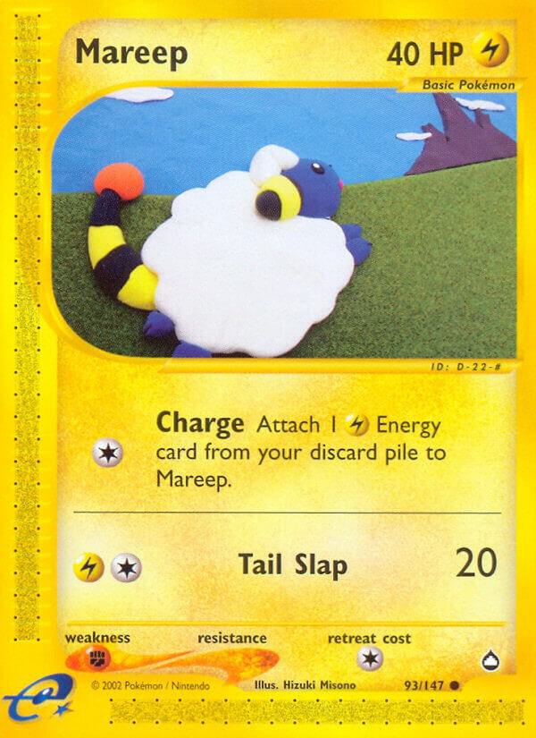 Mareep 093/147 card from Aquapolis
