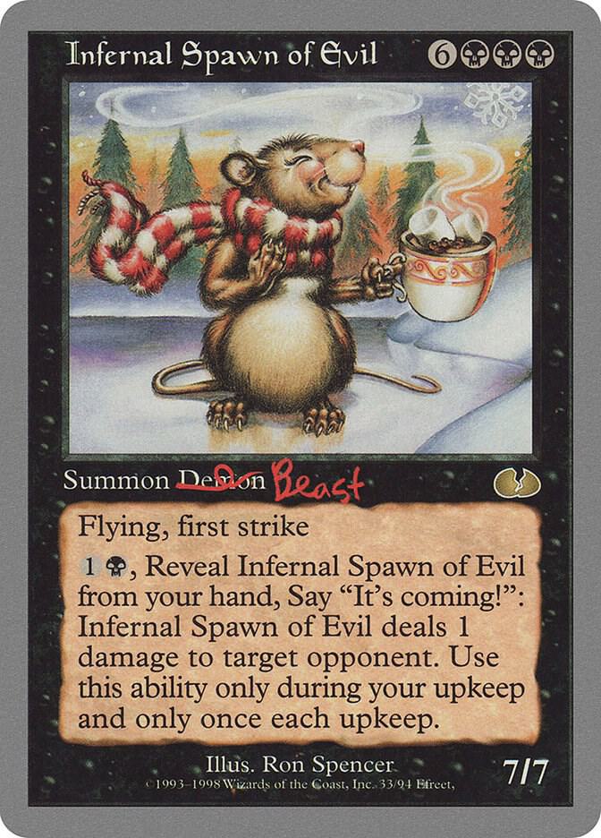 Infernal Spawn of Evil 33 card from Unglued