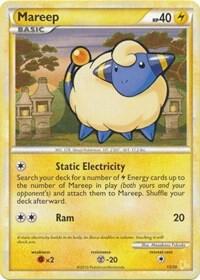 Mareep (#13) 13/30 card from HGSS Trainer Kit: Gyarados & Raichu