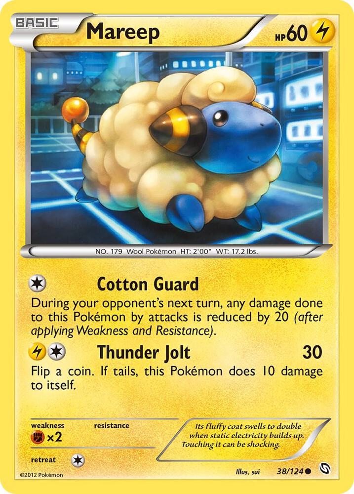Mareep 38/124 card from Dragons Exalted