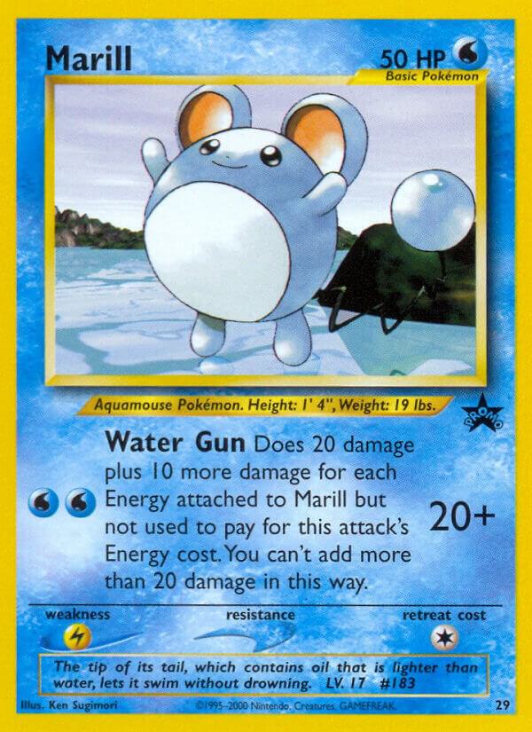 Marill 29/53 card from WoTC Promo
