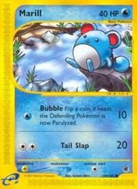 Marill 120/165 card from Expedition