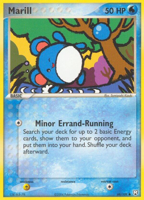 Marill 68/109 card from Team Rocket Returns