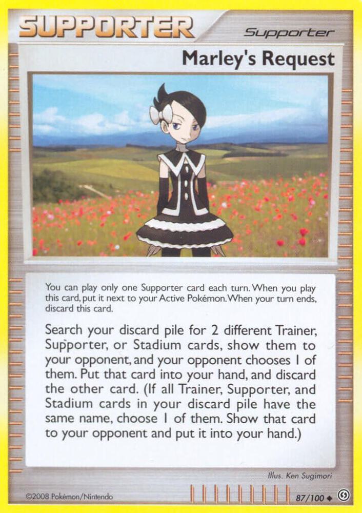 Marley's Request 87/100 card from Stormfront