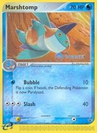 Marshtomp (e-League) [Winner] 011 card from Nintendo Promos