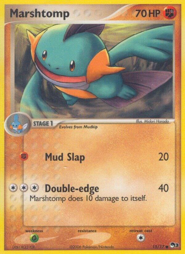 Marshtomp 015/017 card from POP Series 3