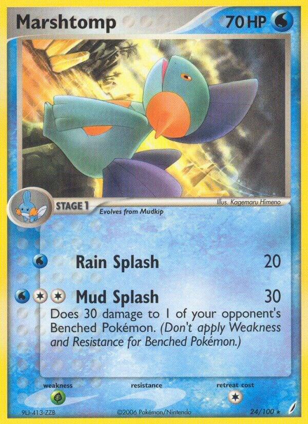 Marshtomp - 024/100 24/100 card from Crystal Guardians
