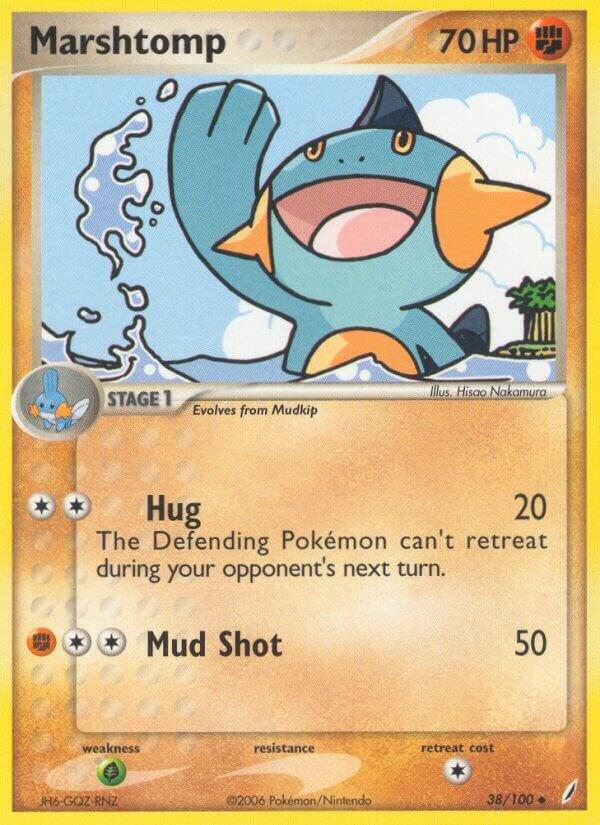 Marshtomp - 038/100 38/100 card from Crystal Guardians