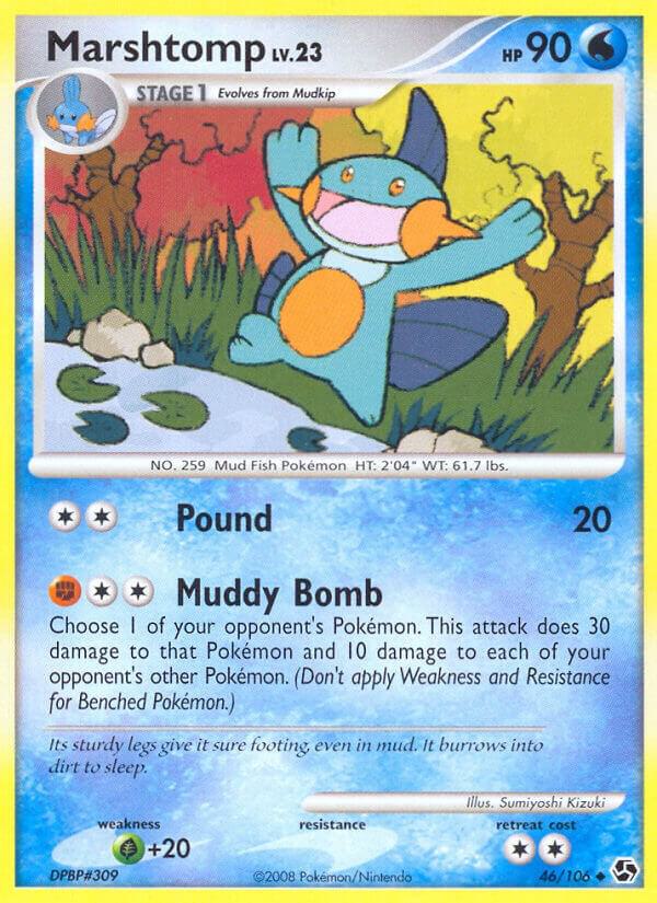 Marshtomp 46/106 card from Great Encounters