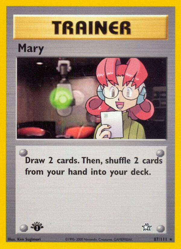 Mary 087/111 card from Neo Genesis