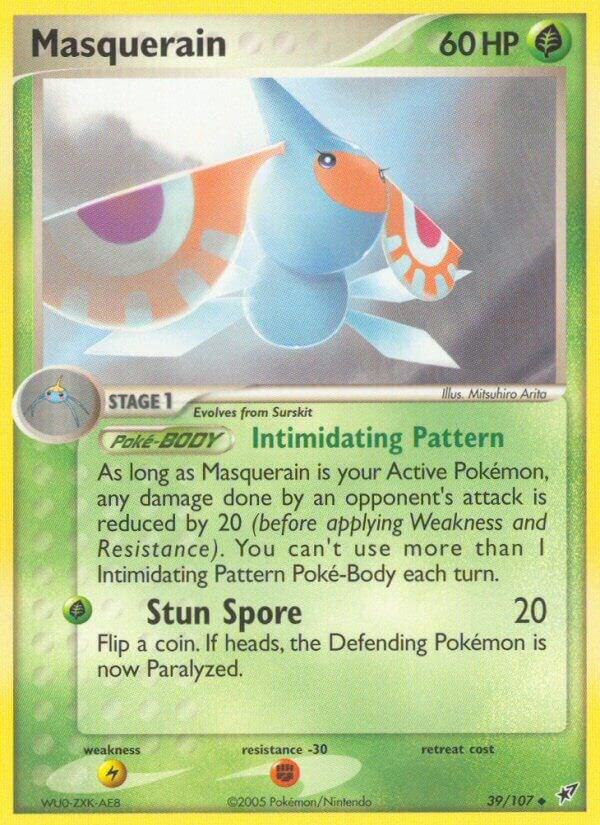 Masquerain 39/107 card from Deoxys
