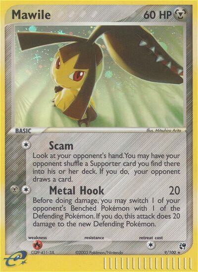 Mawile 9/100 card from Sandstorm