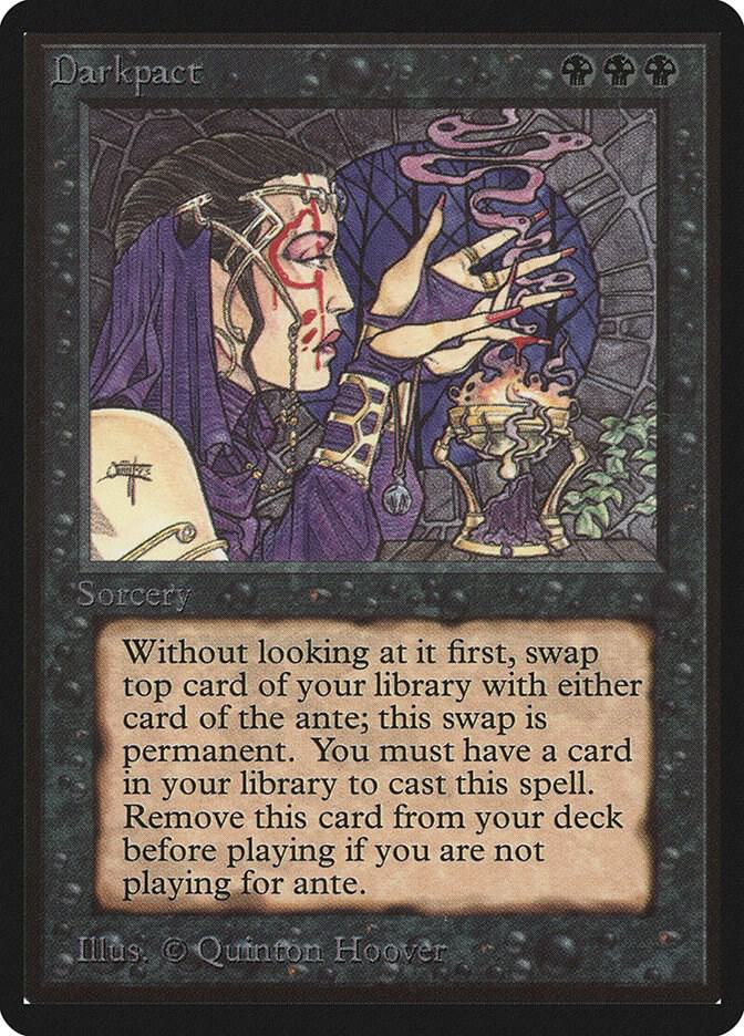 Darkpact card from Beta Edition