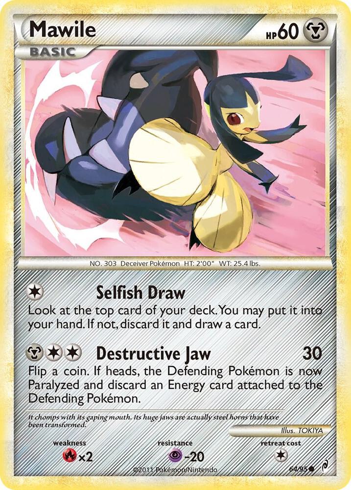 Mawile 64/95 card from Call of Legends