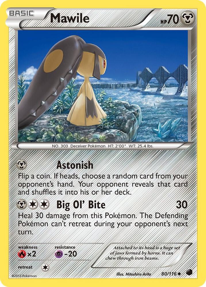 Mawile 80/116 card from Plasma Freeze