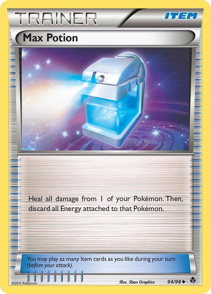 Max Potion 94/98 card from Emerging Powers