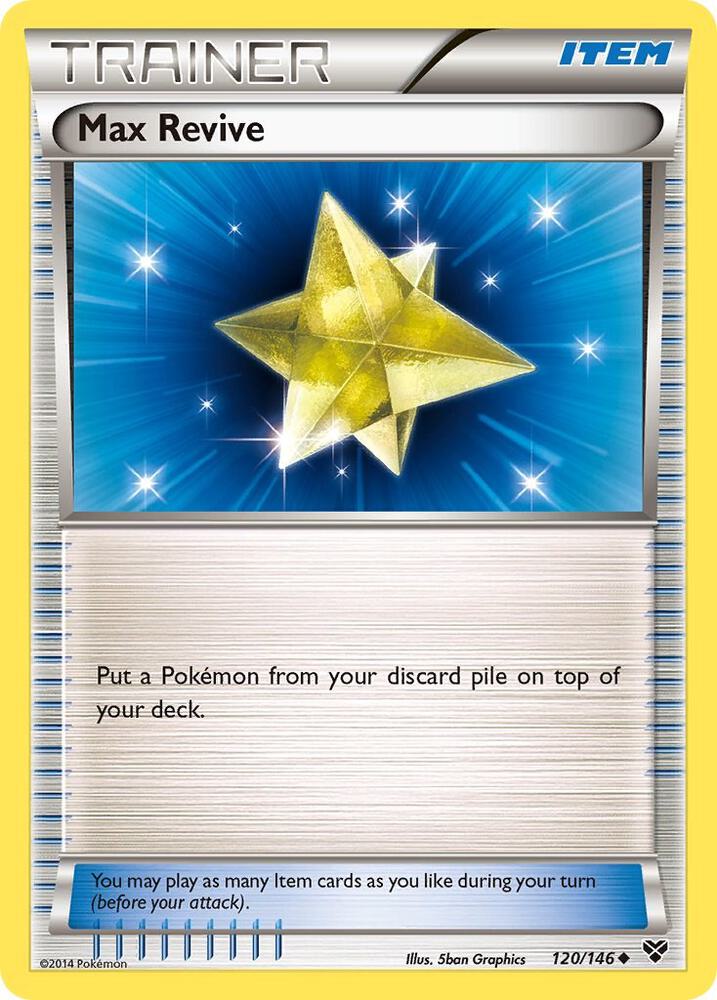 Max Revive 120/146 card from XY Base Set