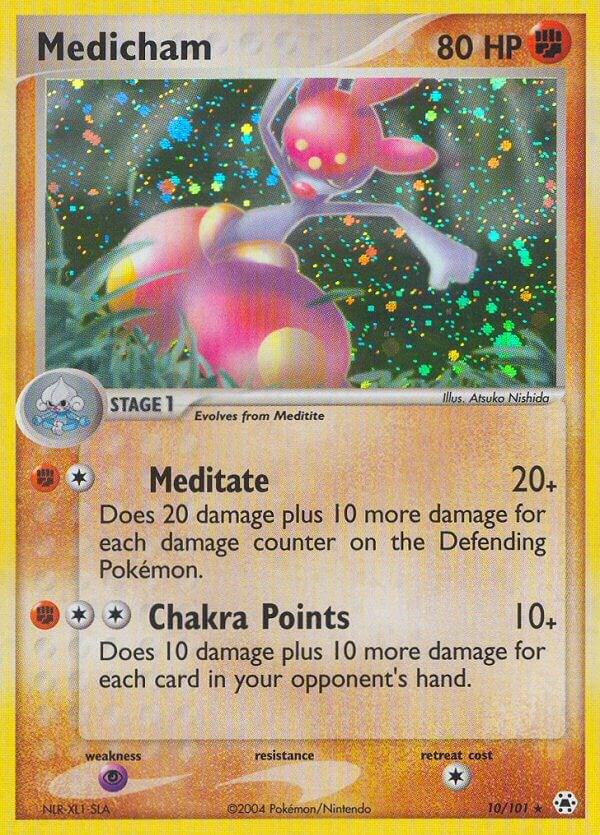 Medicham 10/101 card from Hidden Legends